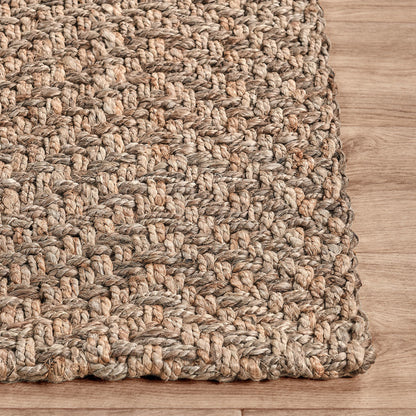 Natural Jute & Seagras Herringbone Rug Collection