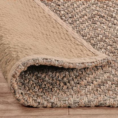 Natural Jute & Seagras Herringbone Rug Collection
