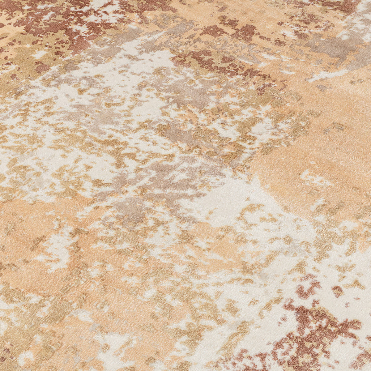 Ginger Multi 90% Viscose Viscose Vienna Distressed Rug Collection