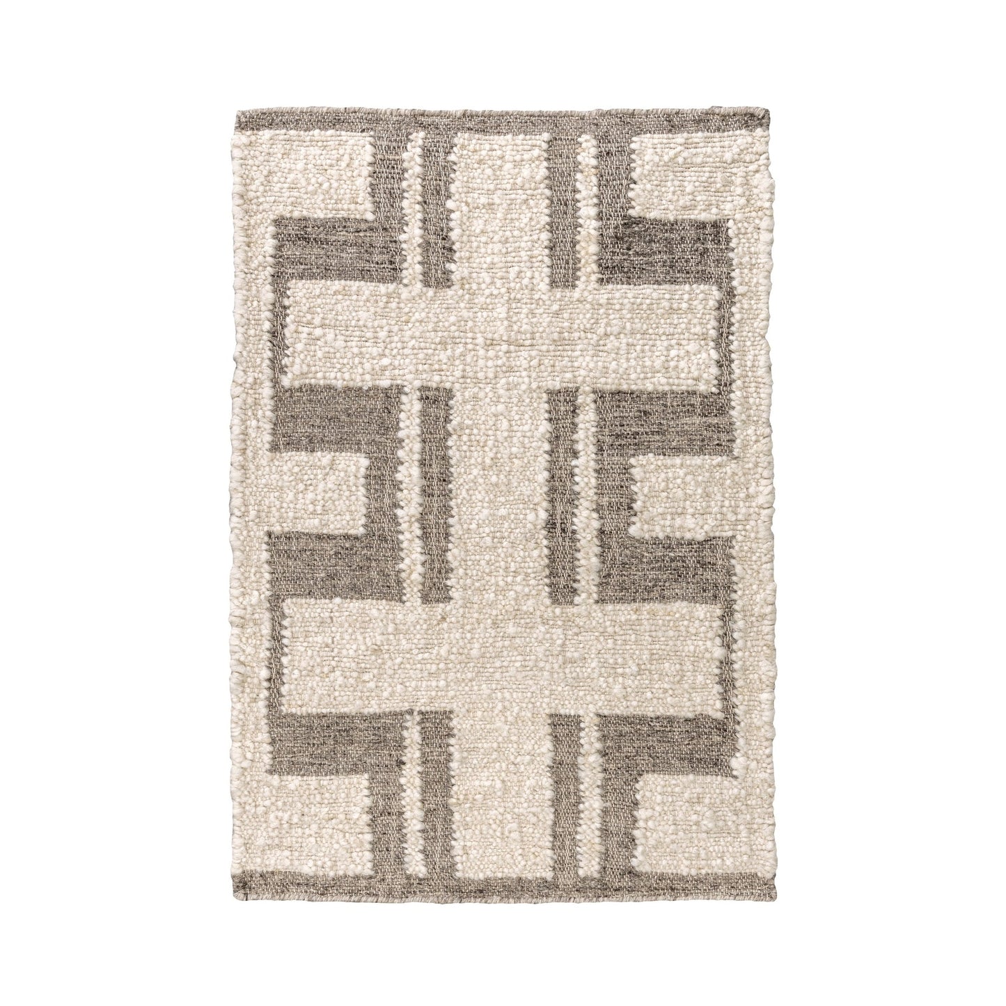 Charcoal/Ivory Wool & Wool Blend Kavala Rug Collection