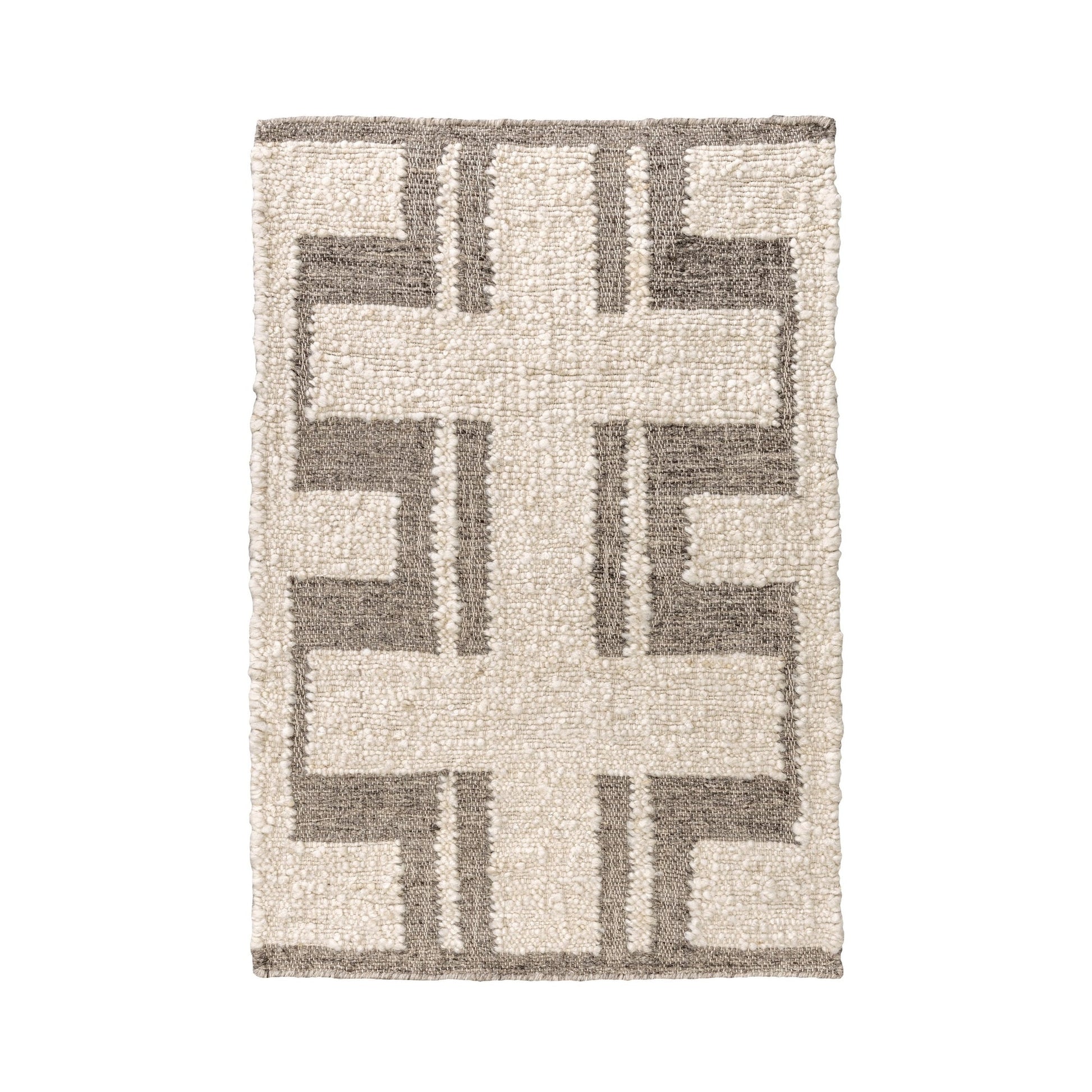 Charcoal/Ivory Wool & Wool Blend Kavala Rug Collection