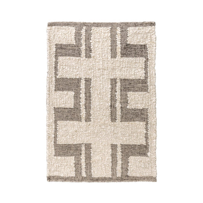 Charcoal/Ivory Wool & Wool Blend Kavala Rug Collection