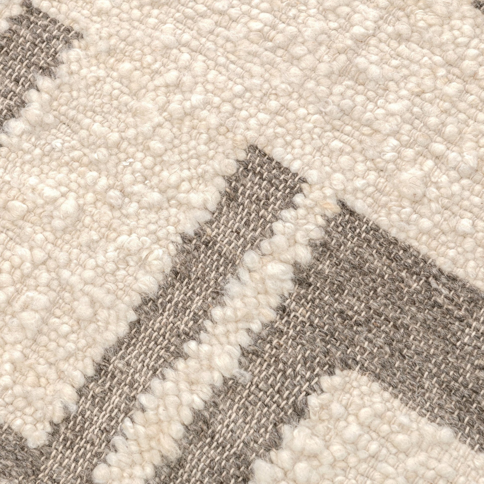 Charcoal/Ivory Wool & Wool Blend Kavala Rug Collection