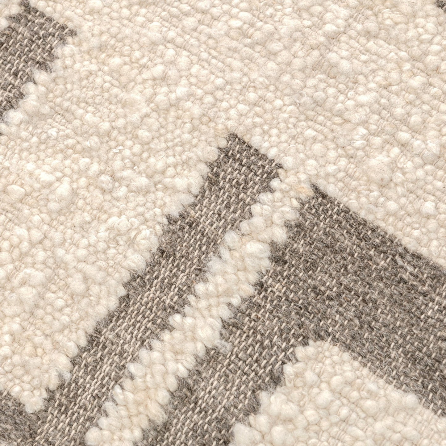 Charcoal/Ivory Wool & Wool Blend Kavala Rug Collection