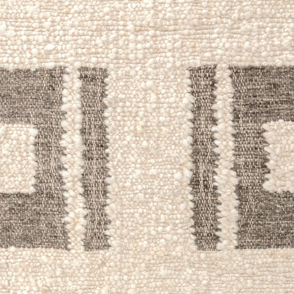 Charcoal/Ivory Wool & Wool Blend Kavala Rug Collection