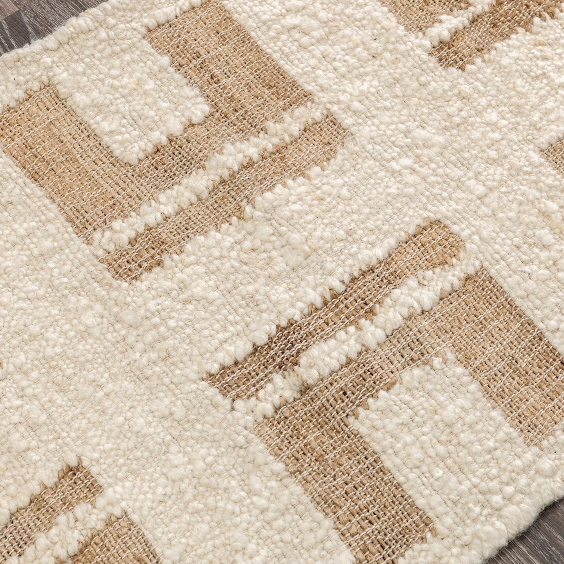 Natural/Ivory Wool & Wool Blend Kavala Rug Collection