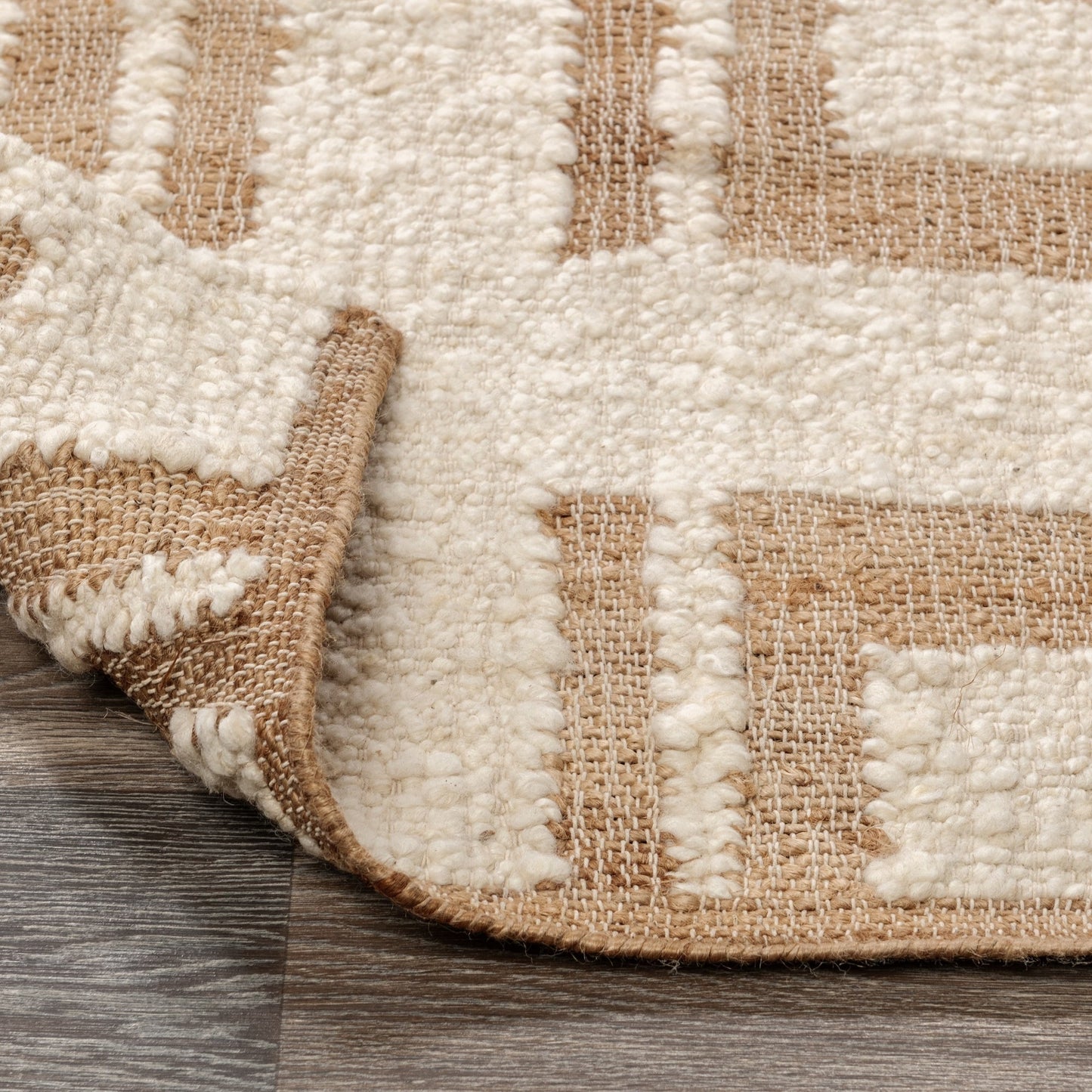 Natural/Ivory Wool & Wool Blend Kavala Rug Collection