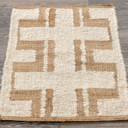 Natural/Ivory Wool & Wool Blend Kavala Rug Collection