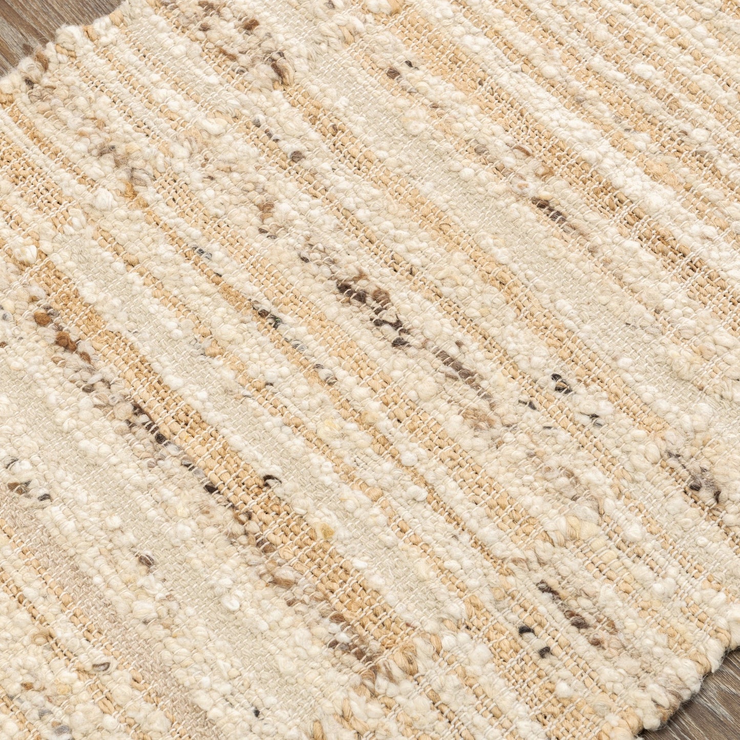 Wool & Wool Blend Idra Rug -Natural/Ivory Collection