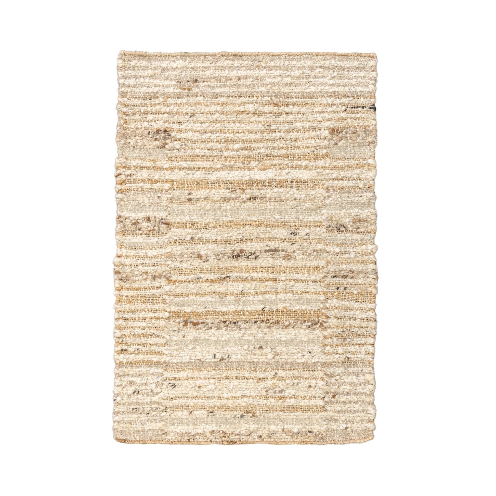 Wool & Wool Blend Idra Rug -Natural/Ivory Collection