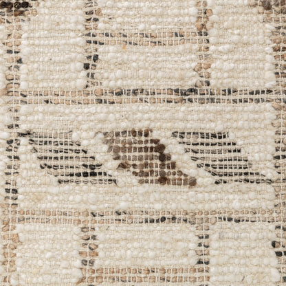 Ivory/Brown Multi Wool & Wool Blend Gazi Rug Collection