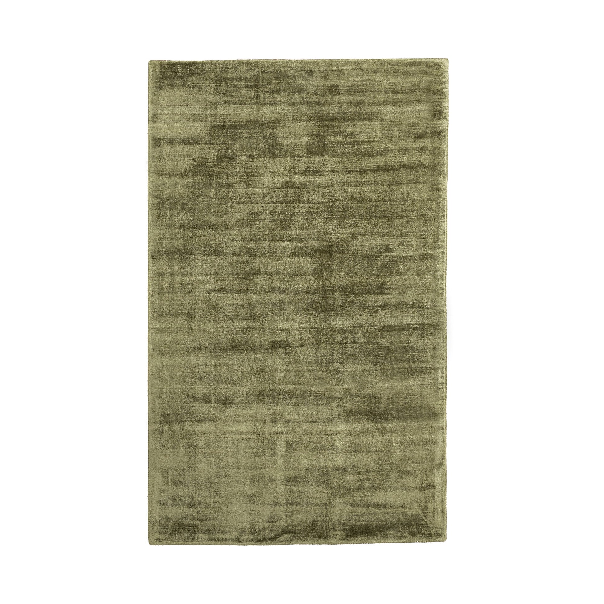 Olive Green 85% Viscose Viscose Berlin Distressed Rug Collection
