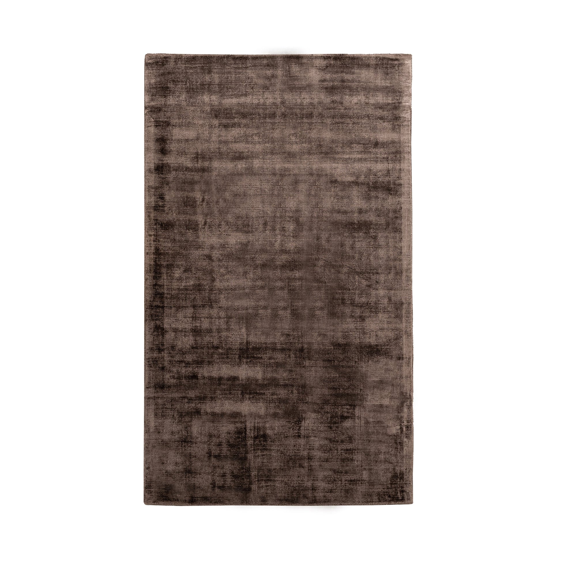 Ganache Brown 85% Viscose Viscose Berlin Distressed Rug Collection