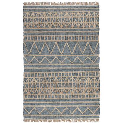 Sapphire 80% Jute Jute & Seagras Kingston Distressed Rug Collection