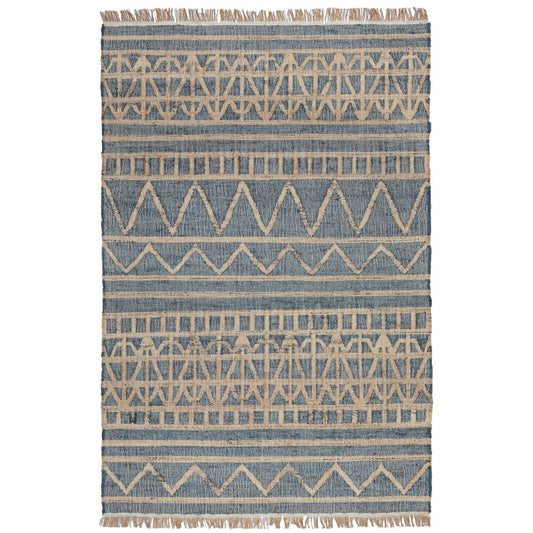 Sapphire 80% Jute Jute & Seagras Kingston Distressed Rug Collection