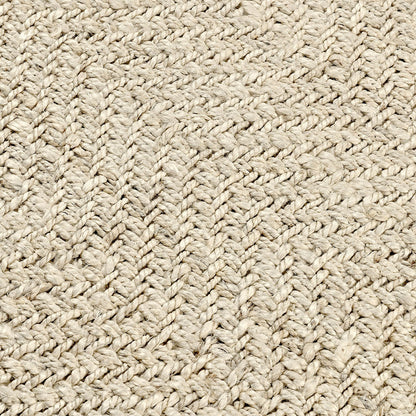 Ivory Jute & Seagras Herringbone Rug Collection