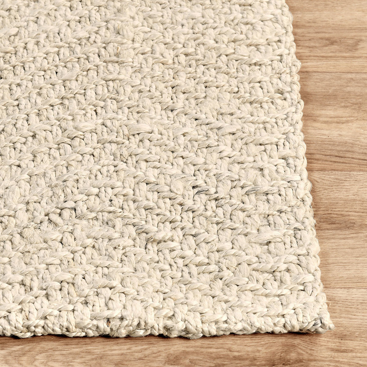 Ivory Jute & Seagras Herringbone Rug Collection
