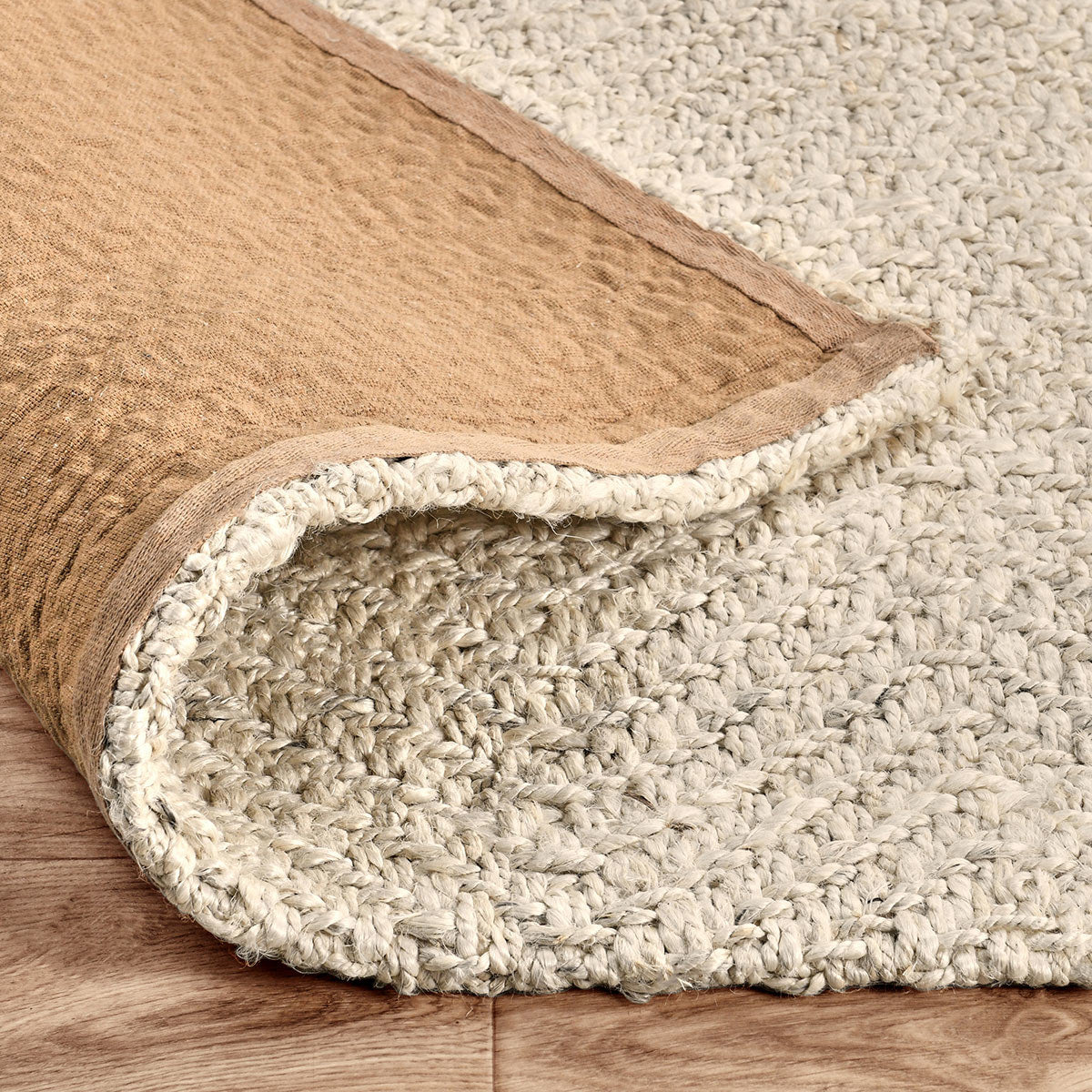 Ivory Jute & Seagras Herringbone Rug Collection