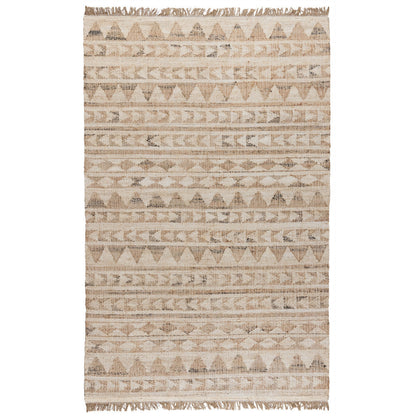Ivory Natural 80% Jute Jute & Seagras Solana Distressed Rug Collection
