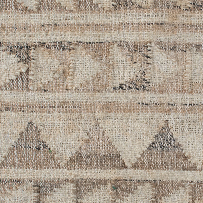 Ivory Natural 80% Jute Jute & Seagras Solana Distressed Rug Collection