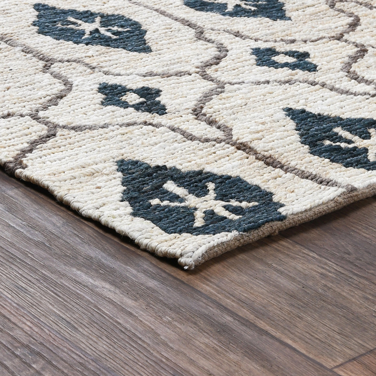Ivory Multi 100% Jute Jute & Seagras Tanami Soumak Rug Collection