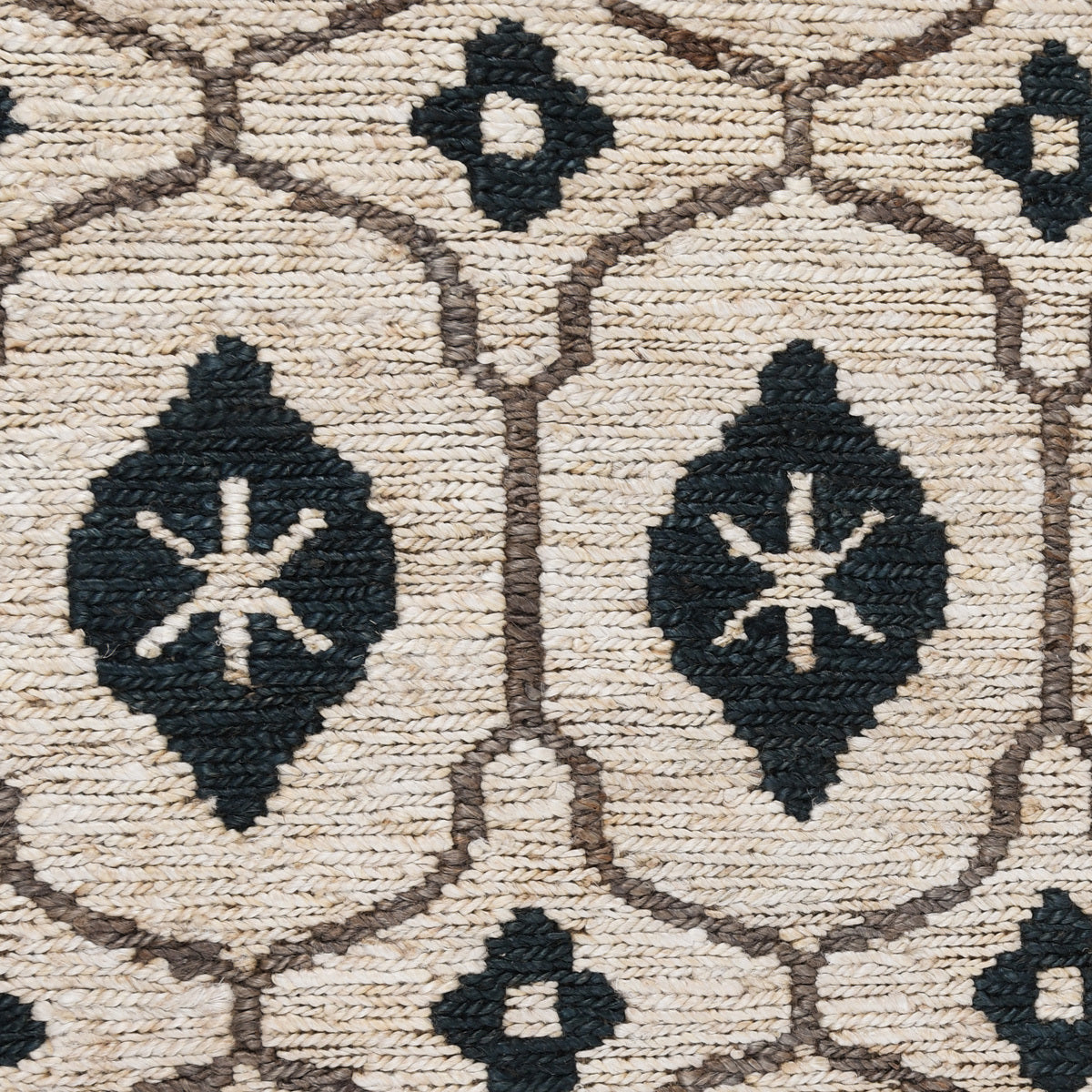 Ivory Multi 100% Jute Jute & Seagras Tanami Soumak Rug Collection