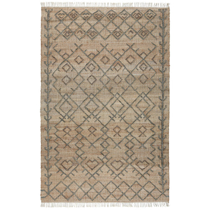Natural/Sage 80% Jute Jute & Seagras Accona Rug Collection