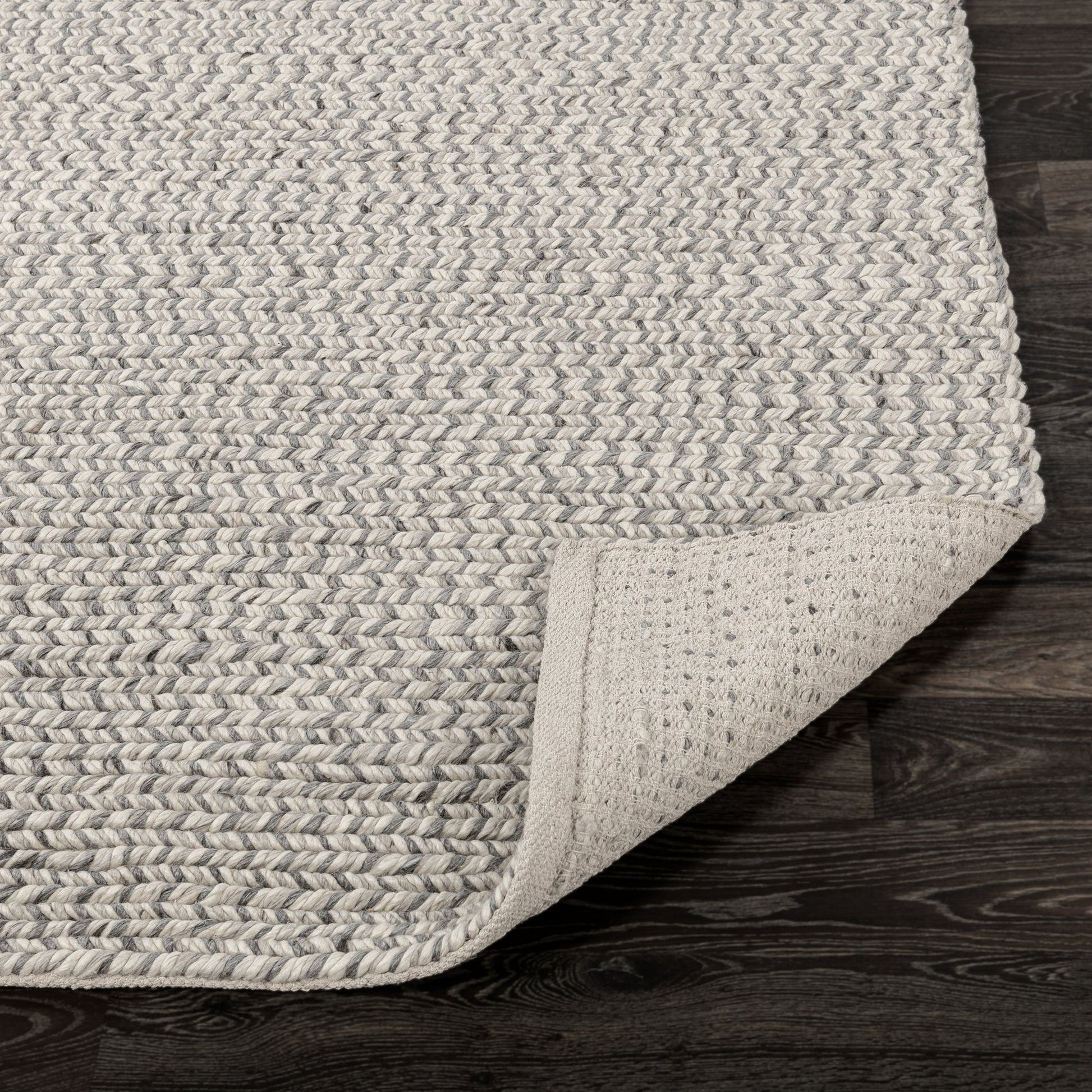 Gray Multi 65% Polyester Wool & Wool Blend Dawson Rug Collection