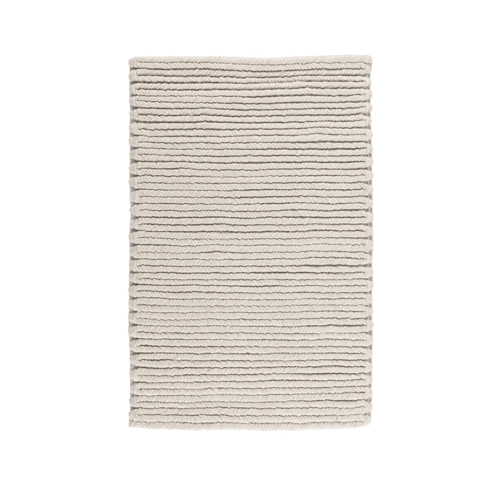 Birch White 65% Polyester Wool & Wool Blend Dawson Rug Collection