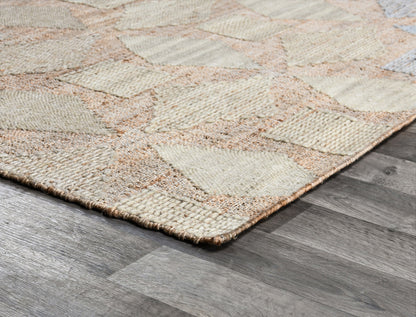 Natural Multi 45% Jute Wool & Wool Blend La Jolla Rug Collection