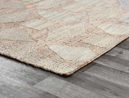 Natural Multi 45% Jute Wool & Wool Blend La Jolla Rug Collection