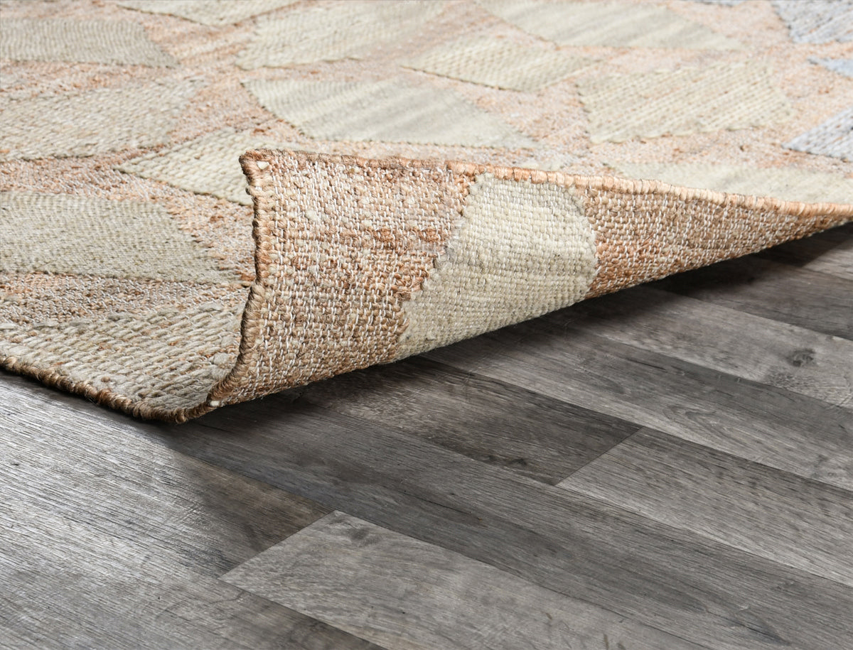 Natural Multi 45% Jute Wool & Wool Blend La Jolla Rug Collection