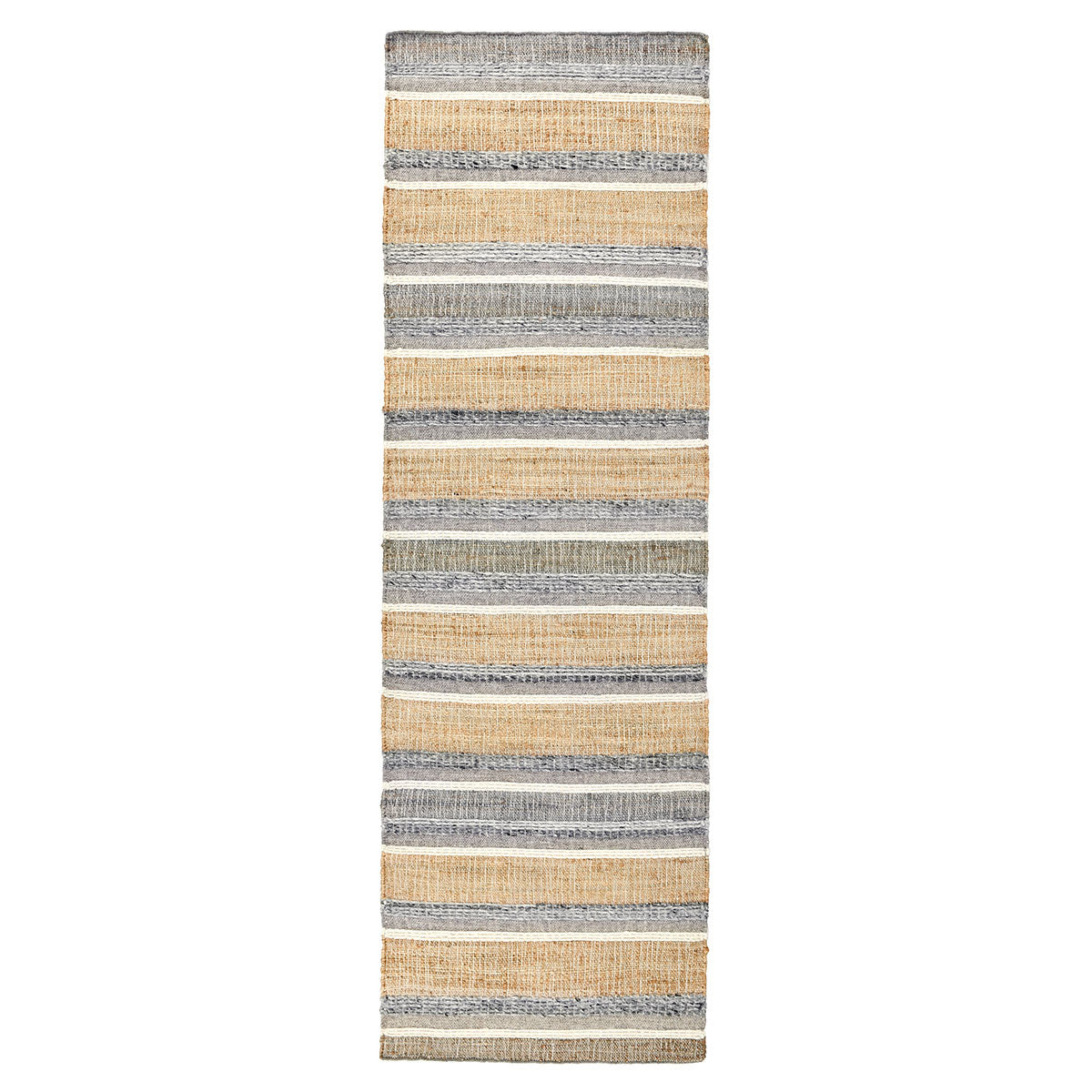 Natural Blue Multi 45% Jute Wool & Wool Blend Coronado Rug Collection