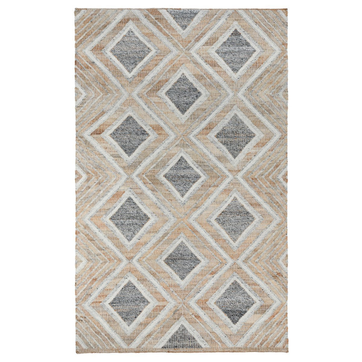 Blue Multi 45% Jute Wool & Wool Blend Laguna Rug Collection