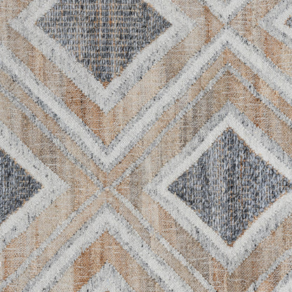 Blue Multi 45% Jute Wool & Wool Blend Laguna Rug Collection