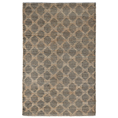 Black/Natural 80% Jute Jute & Seagras Mojave Rug Collection