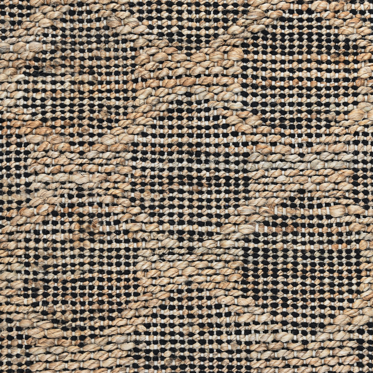 Black/Natural 80% Jute Jute & Seagras Mojave Rug Collection