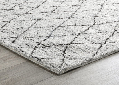 Ivory/Gray Wool & Wool Blend Hastings Rug Collection