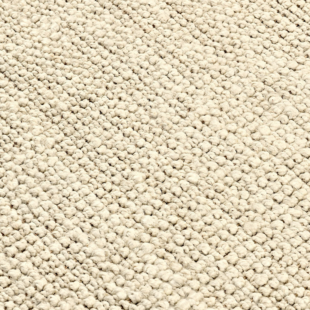 Ivory 85% Jute Jute & Seagras Chunky Loop Rug Collection