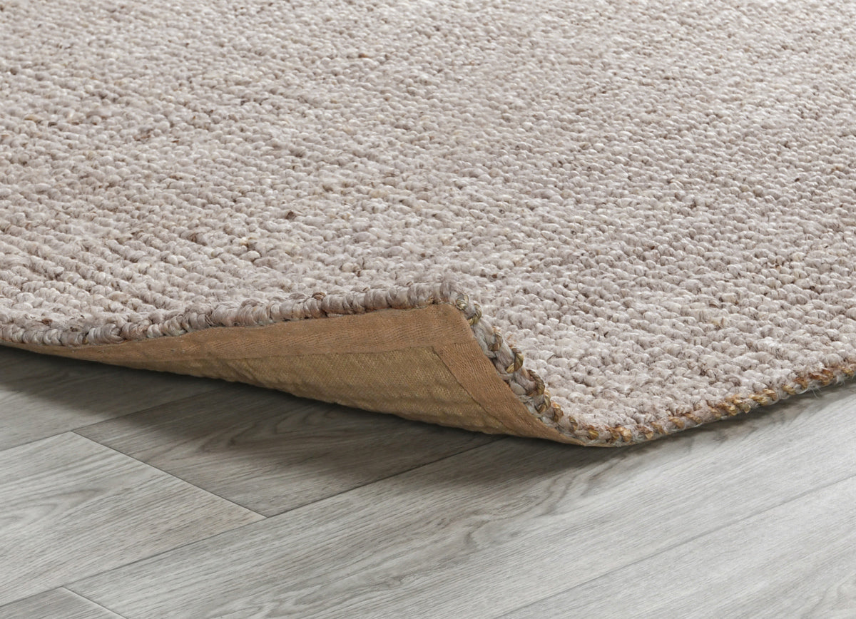 Oatmeal 85% Jute Jute & Seagras Chunky Loop Rug Collection