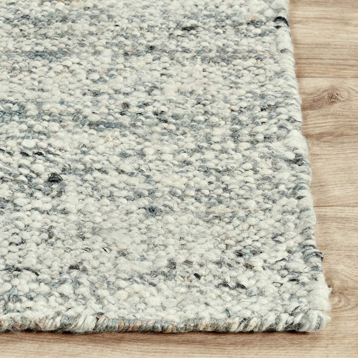 Fog Gray 60% Wool Wool & Wool Blend Oslo Rug Collection