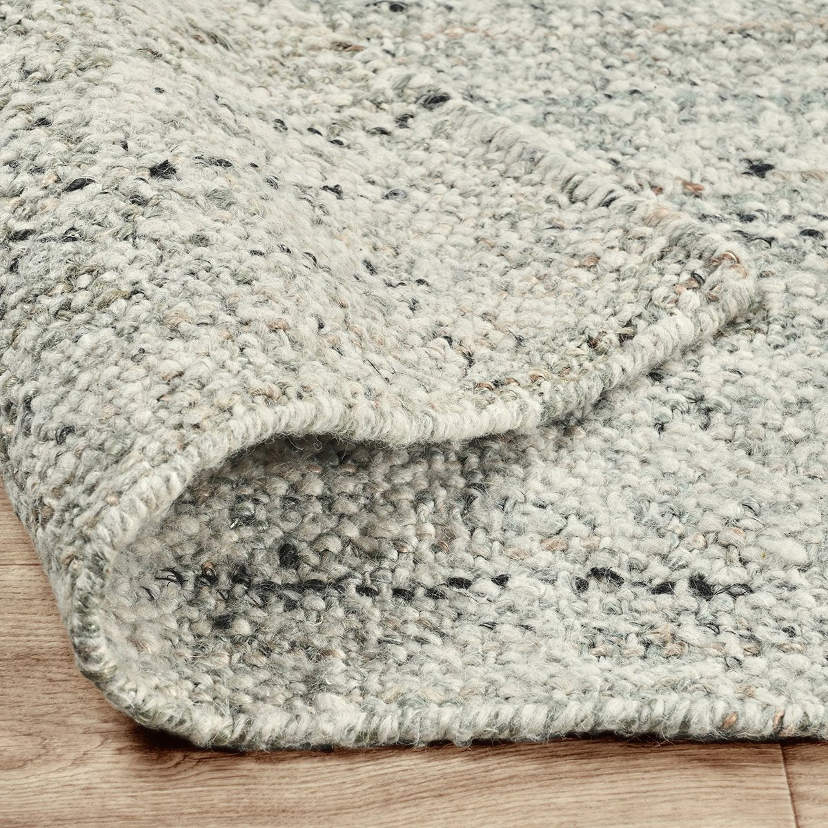 Sage 60% Wool Wool & Wool Blend Oslo Rug Collection