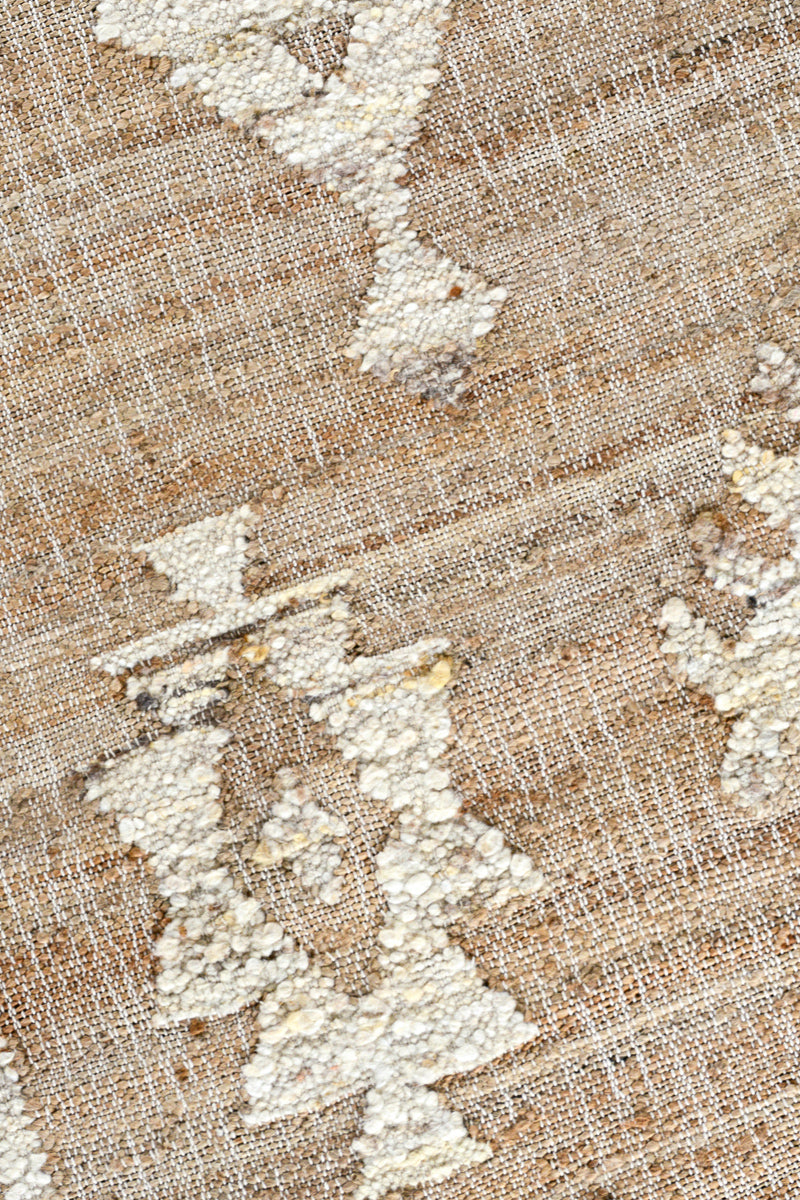Natural/Ivory 50% Jute Wool & Wool Blend Raposa Rug Collection