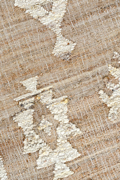 Natural/Ivory 50% Jute Wool & Wool Blend Raposa Rug Collection