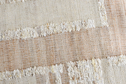 Natural/Ivory 50% Jute Wool & Wool Blend Muda Rug Collection