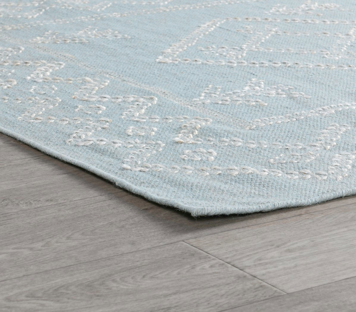 Gray/Ivory 90% Wool Wool & Wool Blend Lagos Rug Collection