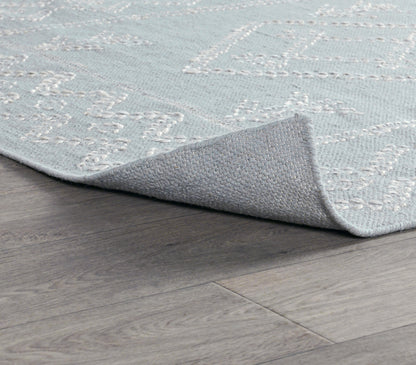 Gray/Ivory 90% Wool Wool & Wool Blend Lagos Rug Collection
