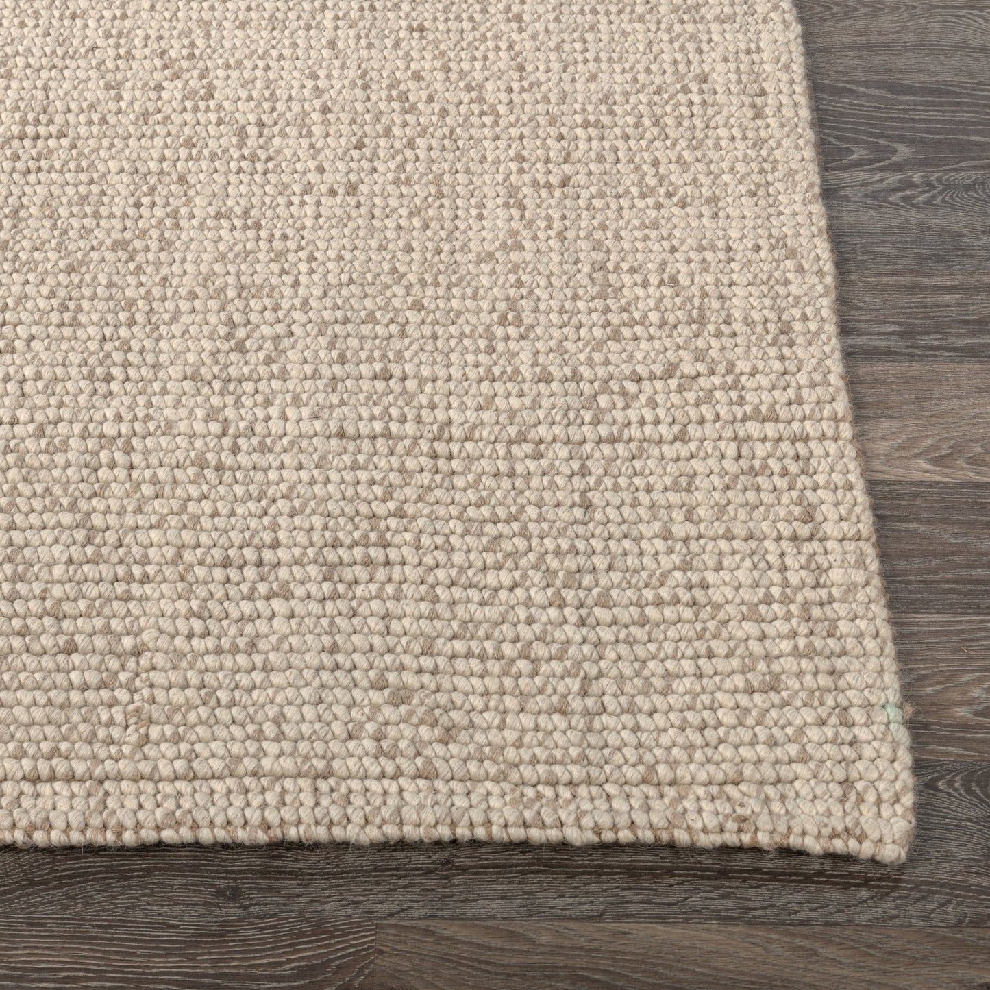 Natural/Ivory 50% Jute Wool & Wool Blend Lisbon Rug Collection