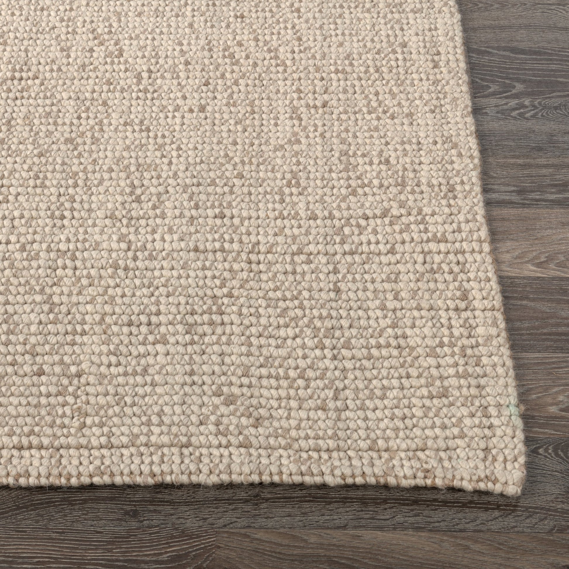 Natural/Ivory 50% Jute Wool & Wool Blend Lisbon Rug Collection