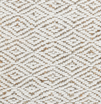 Natural/Ivory 63% Jute Wool & Wool Blend Tomar Rug Collection